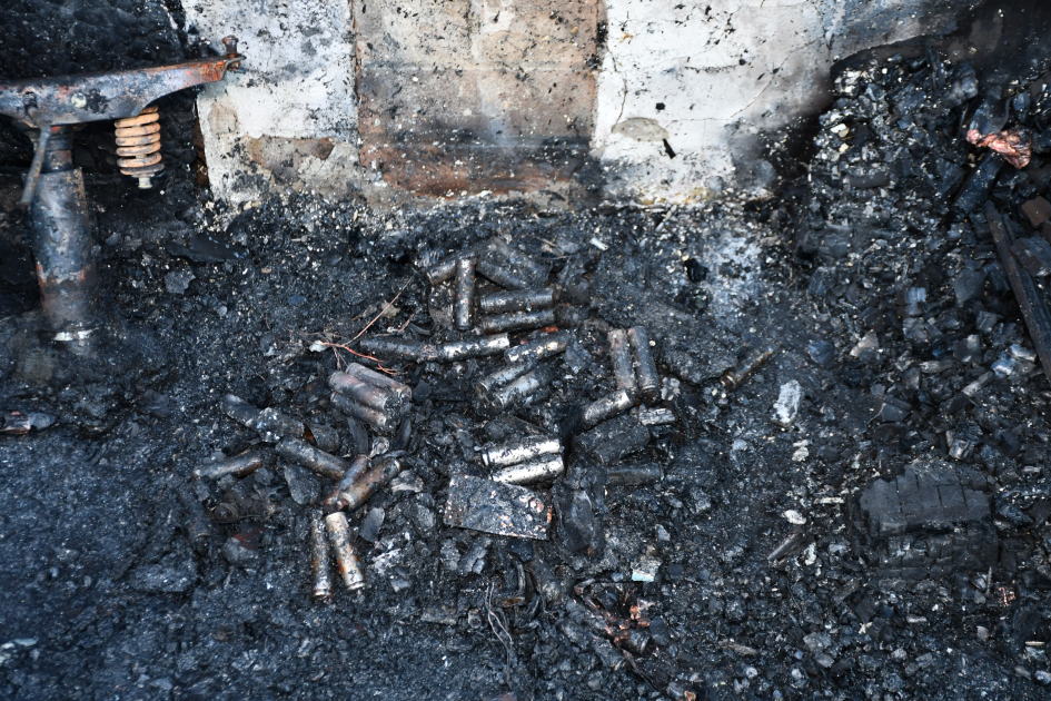 An image relating to the news item Faulty e-bike battery thought responsible for house fire