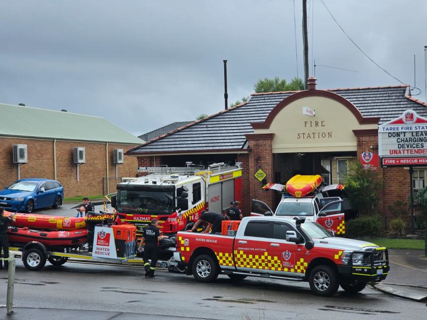 An image relating to the news item FRNSW teams on the ground to support SES-led emergency response in Northern NSW