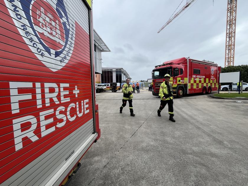 An image relating to the news item Fire and Rescue NSW responds to partial building collapse - VIDEO