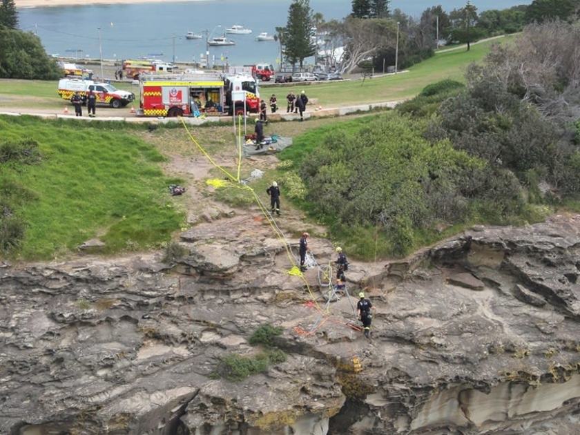 An image relating to the news item Fire and Rescue’s Kariong crew fully qualified to operate new firefighting drone 