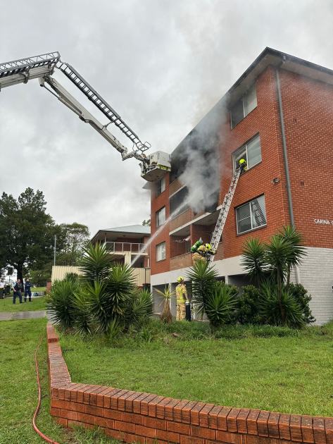 An image relating to the news item Firefighters rescue three people and a dog from suspected e-bike blaze - VIDEO
