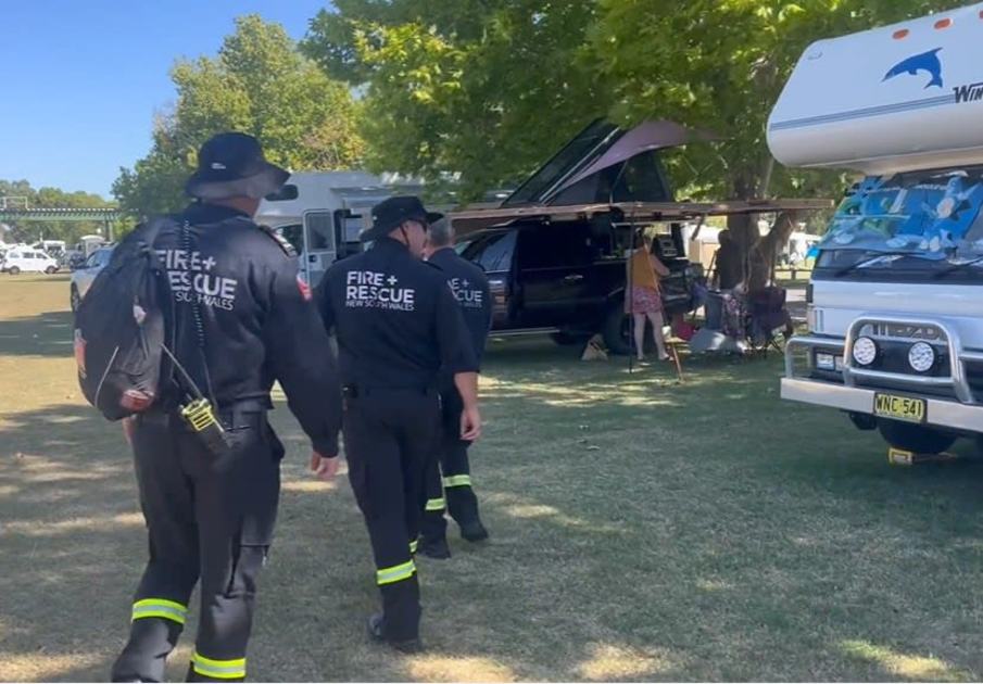 An image relating to the news item Fire Safety Blitz is hitting the right note at Country Music Festival