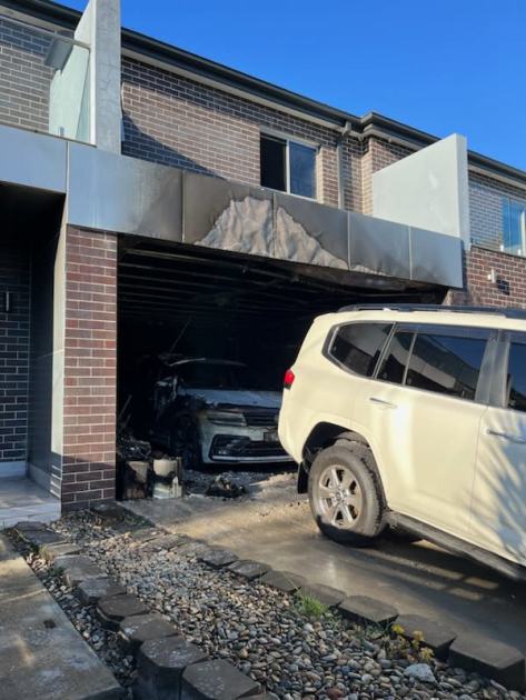 An image relating to the news item Fire and Rescue NSW prevents unit blaze from spreading to neighbouring homes