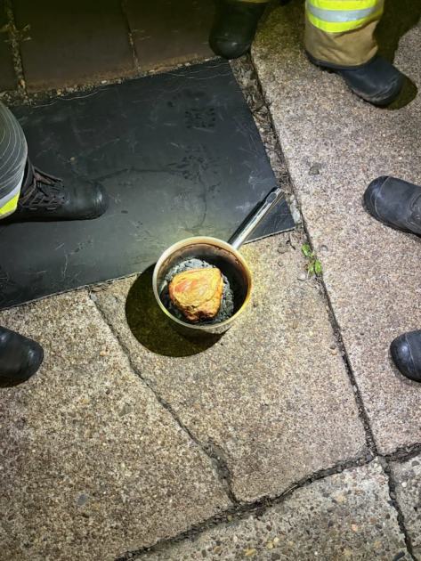 An image relating to the news item Close call for Weston resident as unattended cooking sparks house fire