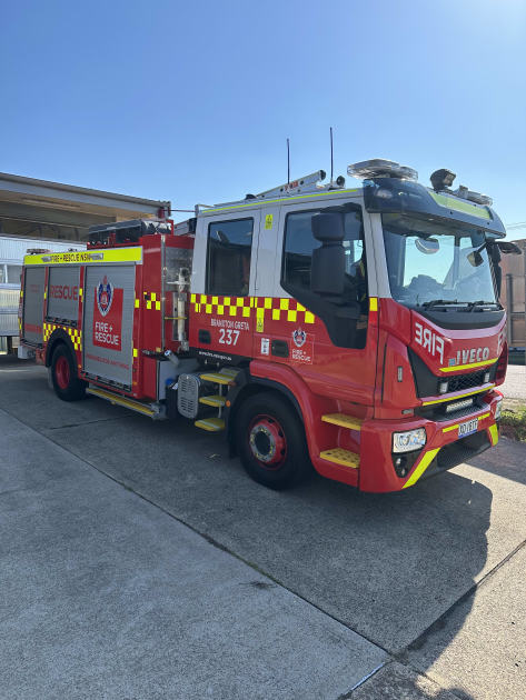 An image relating to the news item New $470,000 firefighting truck for Branxton