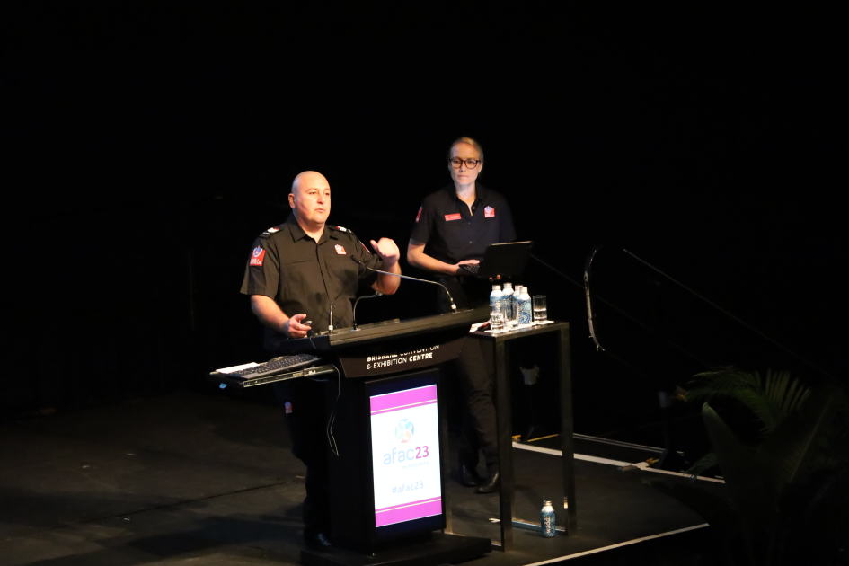 An image relating to the news item Fire and Rescue NSW firefighters