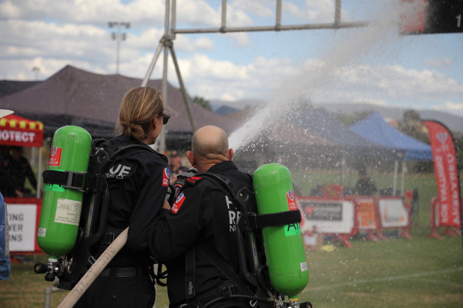 An image relating to the news item Record number of teams training for triumph at Regional Firefighter Championships