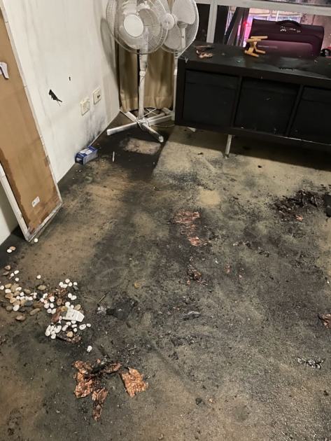 An image relating to the news item E-bike battery explosion in multi-story unit block