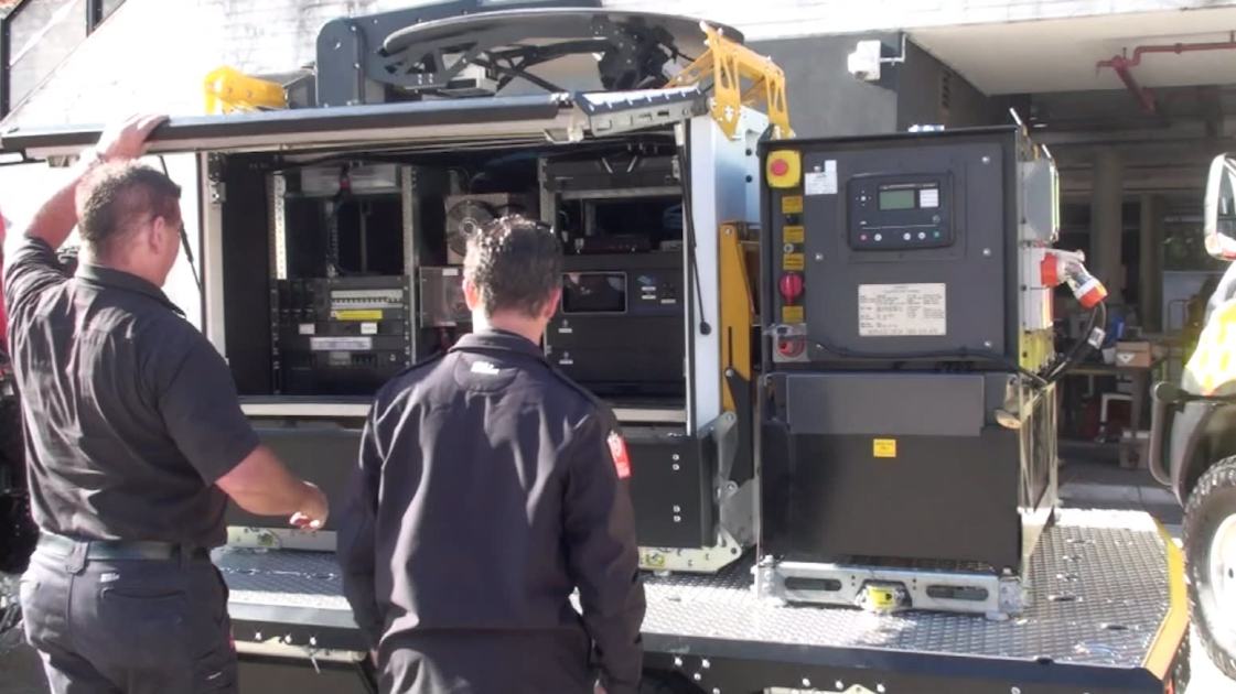 An image relating to the news item Fire and Rescue’s array of high-tech gadgetry hits the road through regional NSW