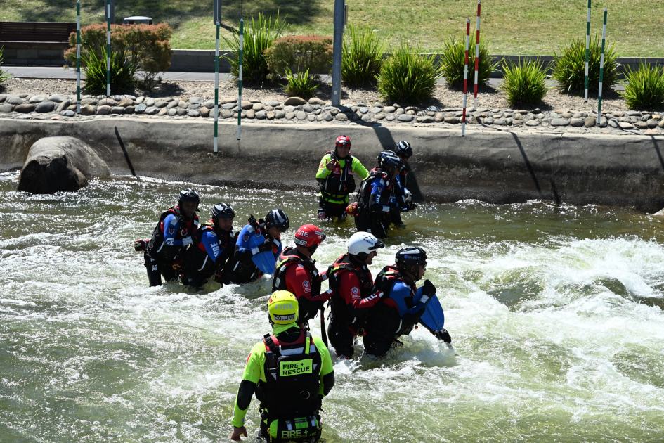 An image relating to the news item Fire and Rescue NSW provides In-water rescue training for Malaysian first responders
