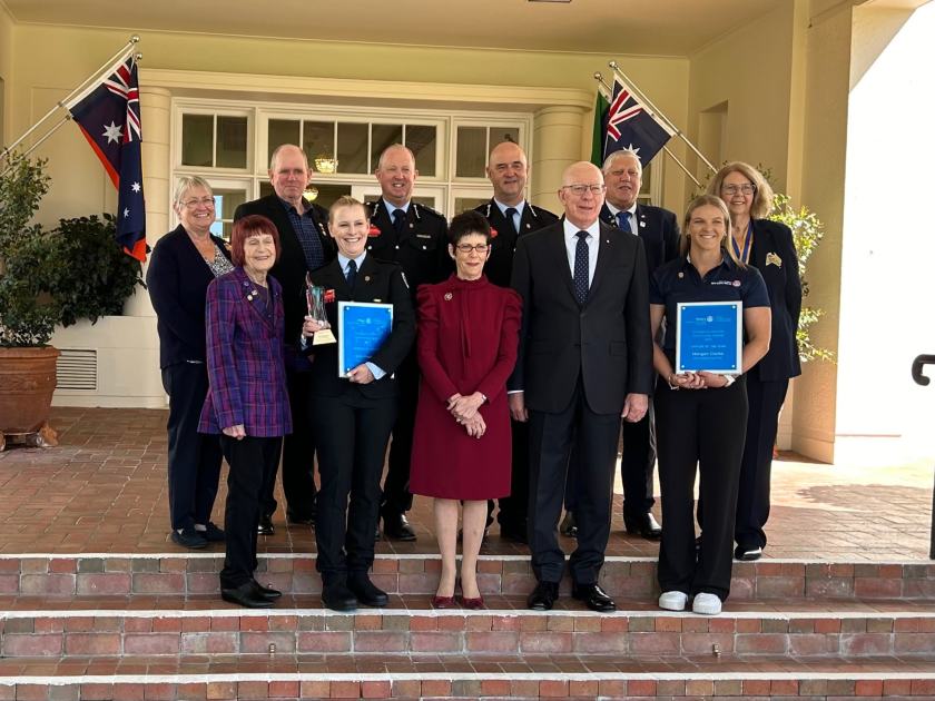 An image relating to the news item Fire and Rescue NSW leader presented coveted national award by Governor-General 