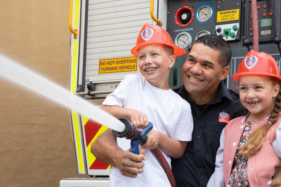 An image relating to the news item Learn how to ‘be fire safe’ at FRNSW Open Day