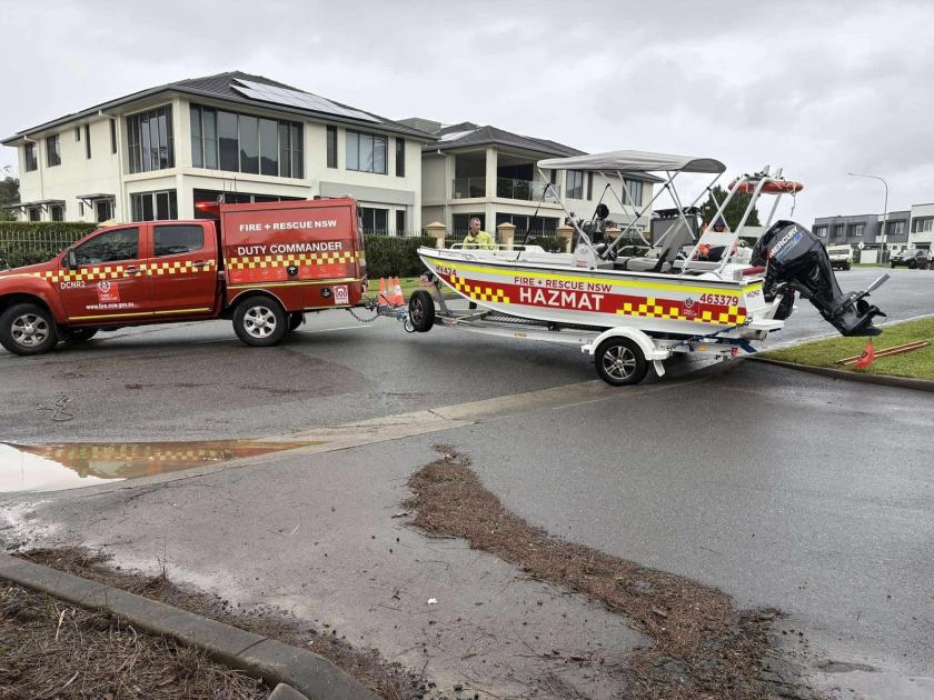 An image relating to the news item Fire and Rescue NSW sending additional crews to the flood zones