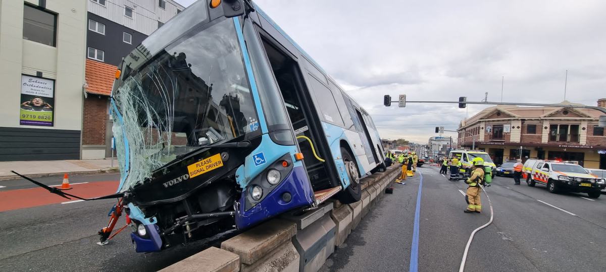 An image relating to the news item Fire and Rescue NSW responds to bus crash
