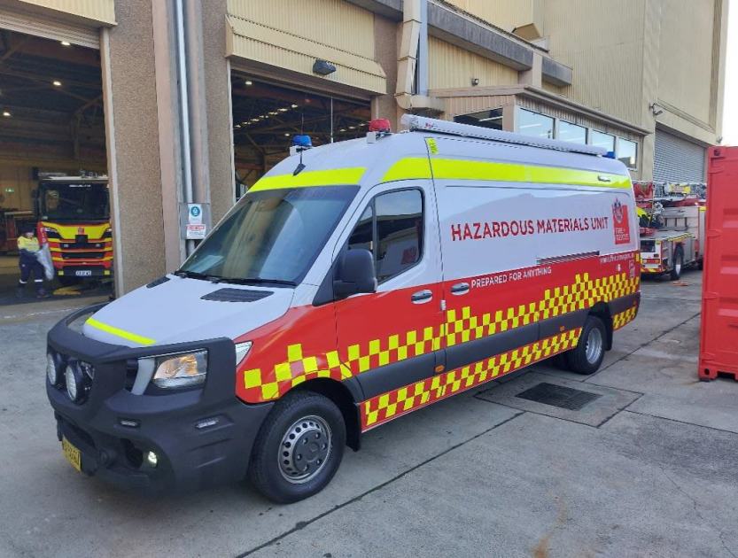 An image relating to the news item New HAZMAT van for New England