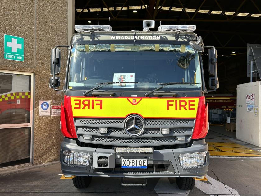 An image relating to the news item New versatile fire truck to protect the state’s Riverina - VIDEO
