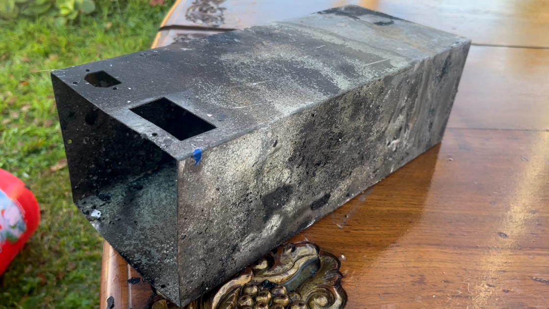 An image relating to the news item Lithium-ion battery sparks garage fire