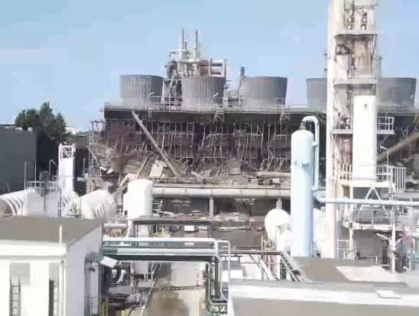 An image relating to the news item New footage released of HAZMAT operations at chemical manufacturing plant - VIDEO