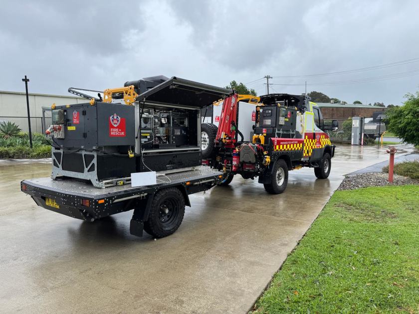 An image relating to the news item FRNSW teams provide internet access and aerial assessments of affected communities in Northern NSW