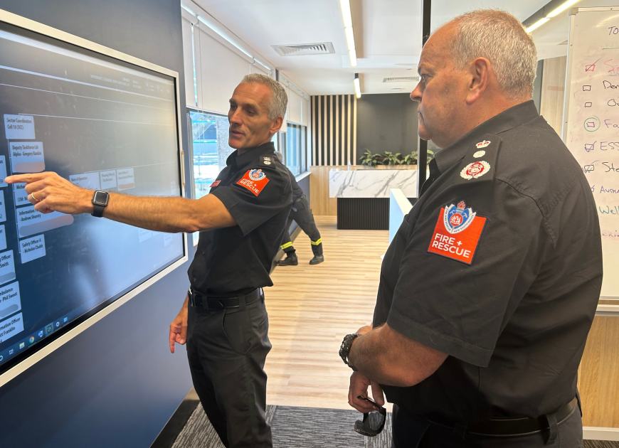 An image relating to the news item Fire and Rescue NSW team takes on international leadership role in Türkiye earthquake response - VIDEO