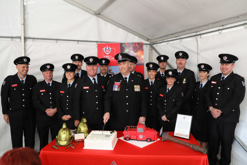 An image relating to the news item Balgownie Fire Station celebrates 100 years of operation and community service 