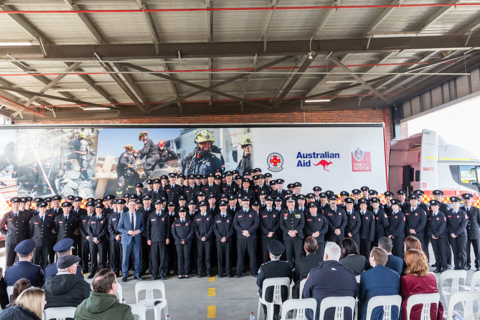 An image relating to the news item Protection of NSW communities boosted with more than 200 new firefighters and five new fire trucks