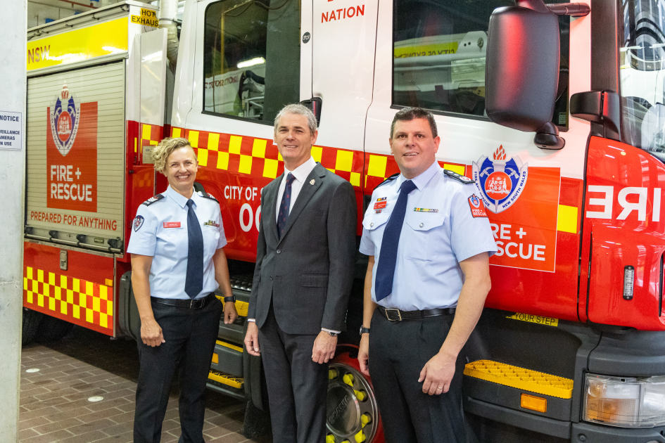 An image relating to the news item Fire and Rescue NSW and RSL NSW announce more support for firefighters serving in military