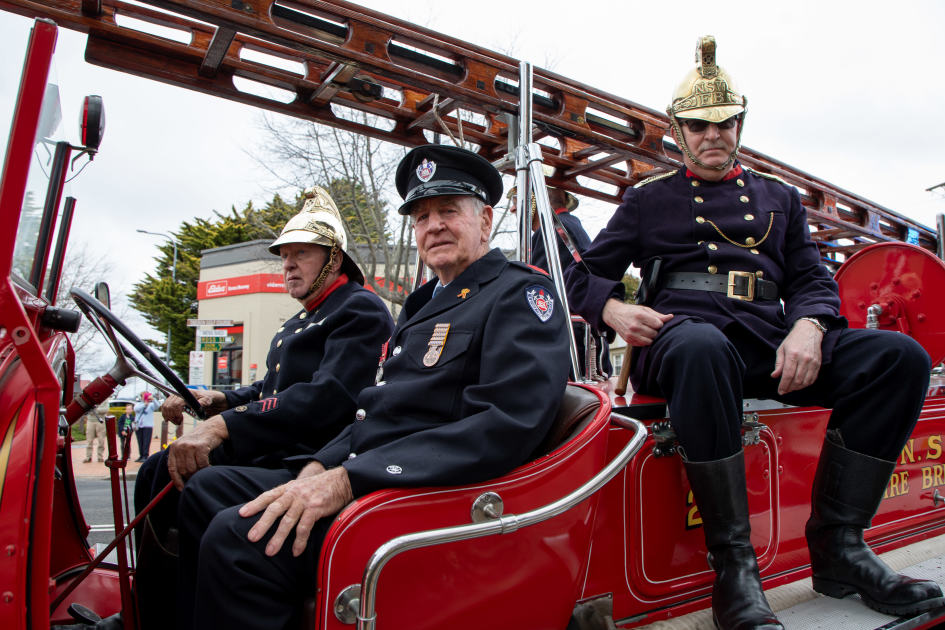An image relating to the news item Firefighter farewelled after more than 60 years’ continuous service