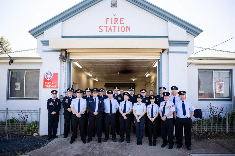 An image relating to the news item West Wyalong Fire Station celebrates a century of service