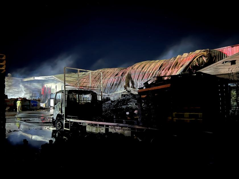 An image relating to the news item Fire and Rescue NSW investigates cause of large factory fire