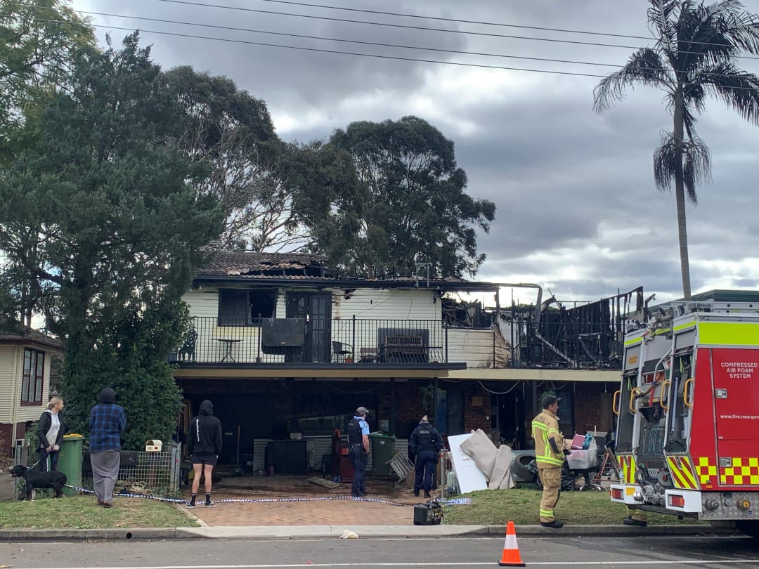 Firefighters extinguish house fire South Windsor Fire and Rescue NSW