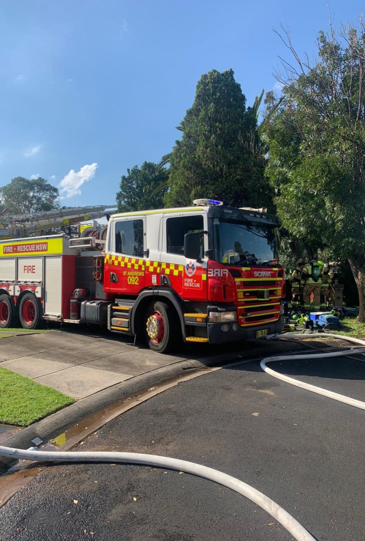House Fire Macquarie Fields Fire and Rescue NSW
