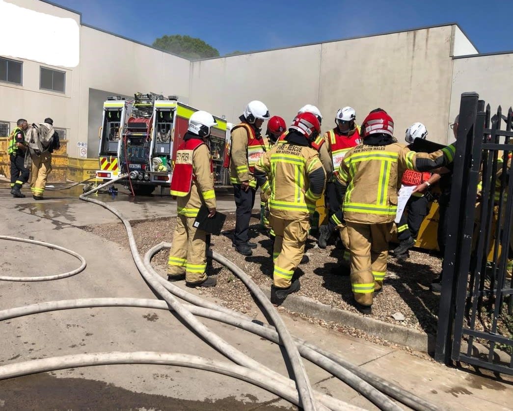 Factory Fire - St Marys - Fire and Rescue NSW