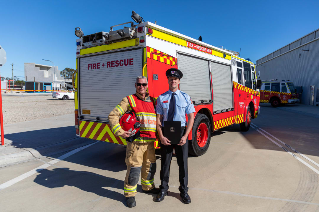 Fire and Rescue NSW 225 new recruits Orchard Hills Fire and Rescue NSW