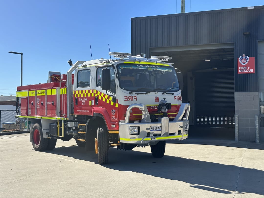 New, stateoftheart Bushfire Tanker Ballina Fire and Rescue NSW