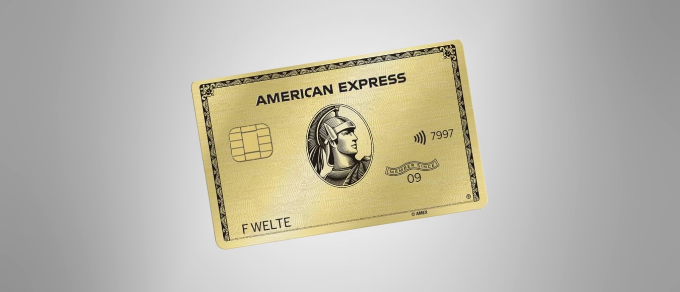 American Express Gold Card mit 40.000 Membership Rewards Punkten (=32.000 Airline-Meilen) sichern