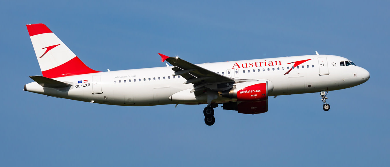 In Austrian Airlines Business Class von Europa nach Wien ab 258 Euro, one-way ab 144 Euro
