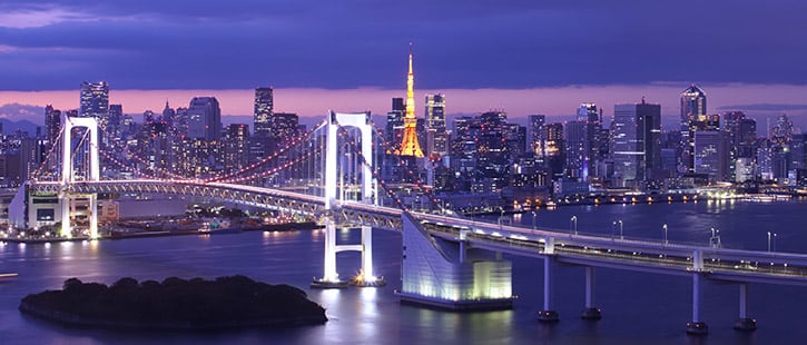 Von Deutschland nach Japan ab 549 Euro