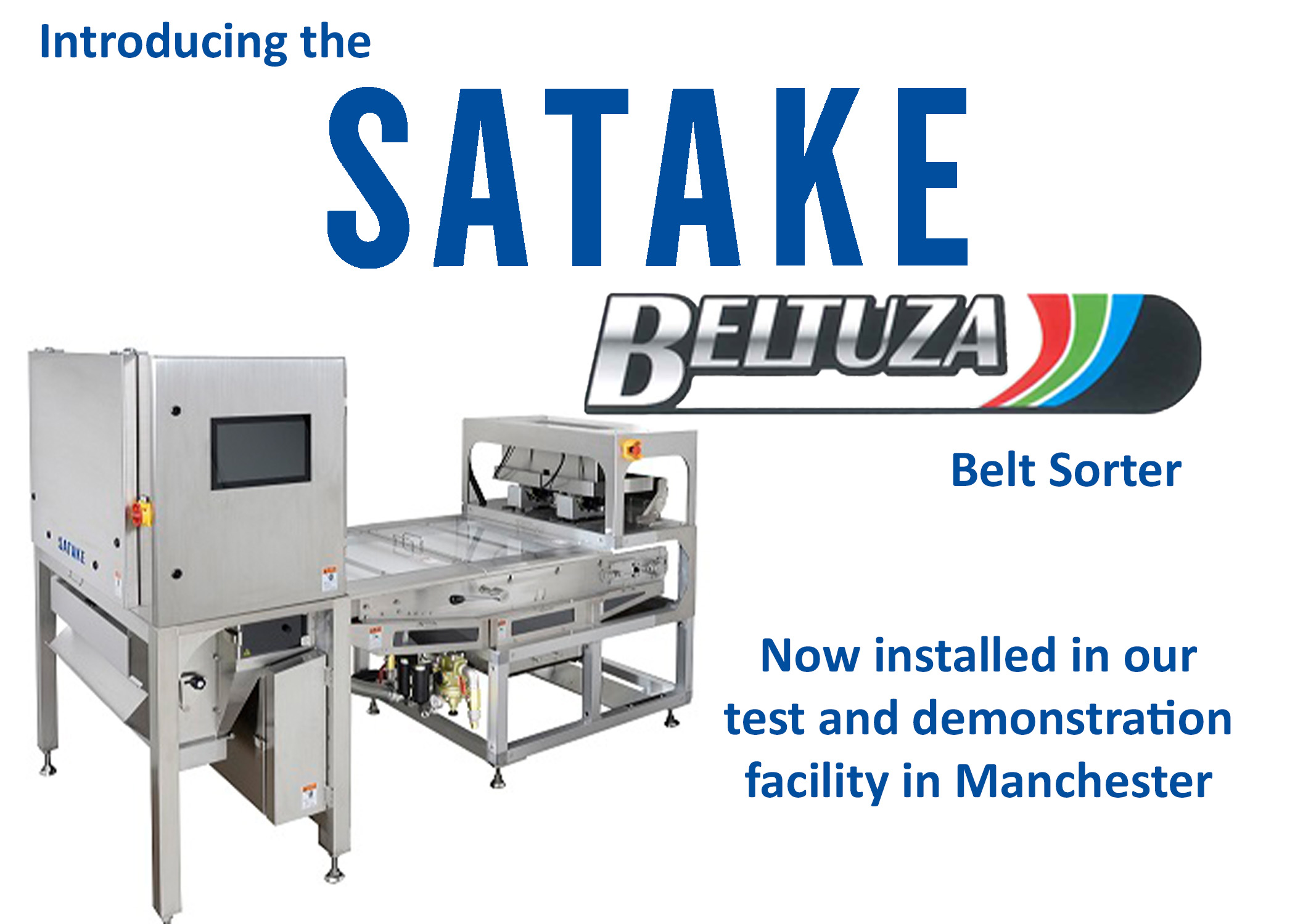 New Belt Sorter in our Manchester Test and Demo Facility