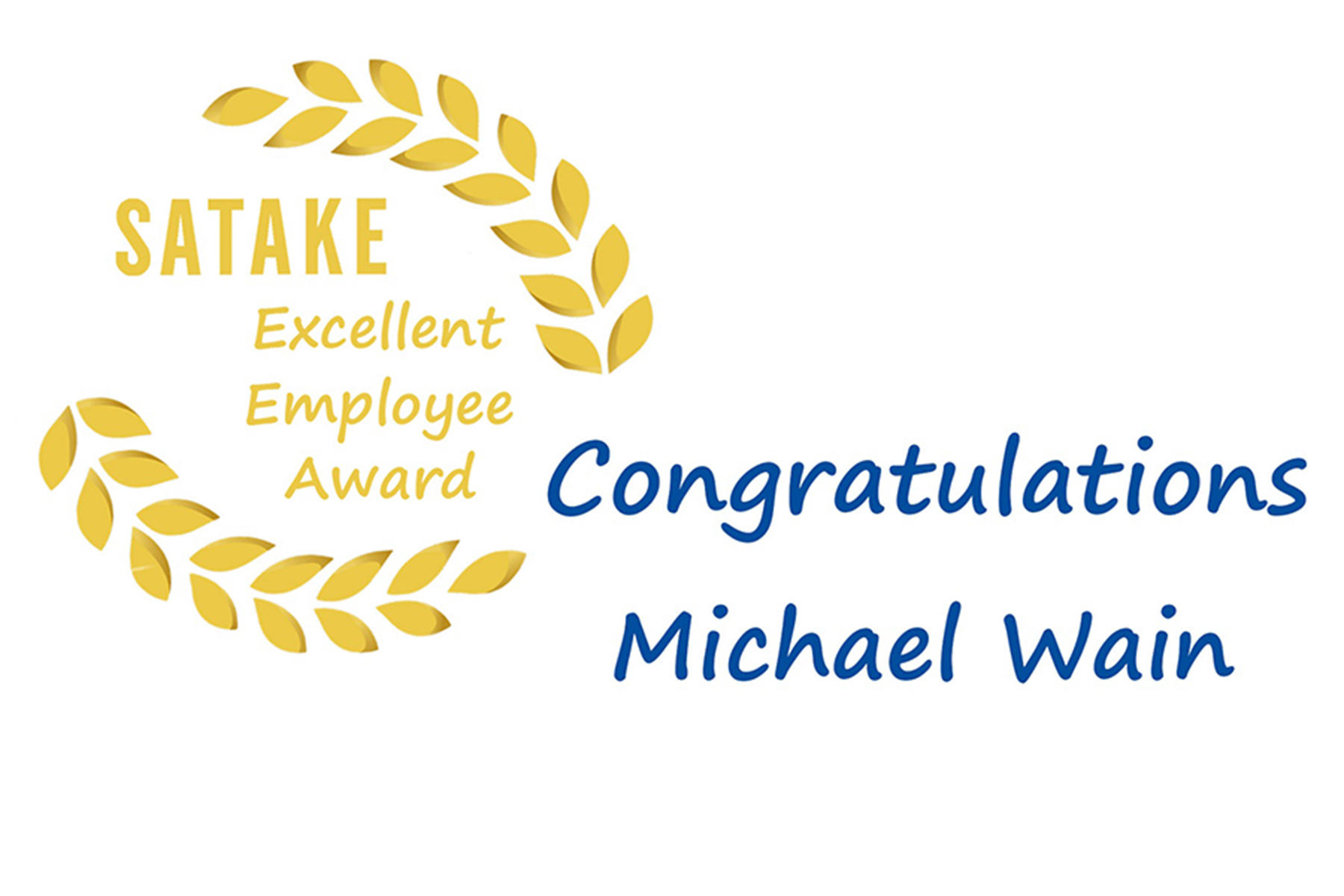 Satake Europe Employee Wins Global Award