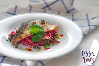 Cornish Mackerel with Beetroot and Celeriac Remoulade