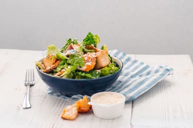 Smoked Mackerel Caesar Salad