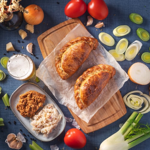 Crab and Leek Pasties