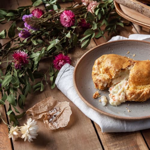 Cheesy Smoked Haddock & Sweet Potato Pasties