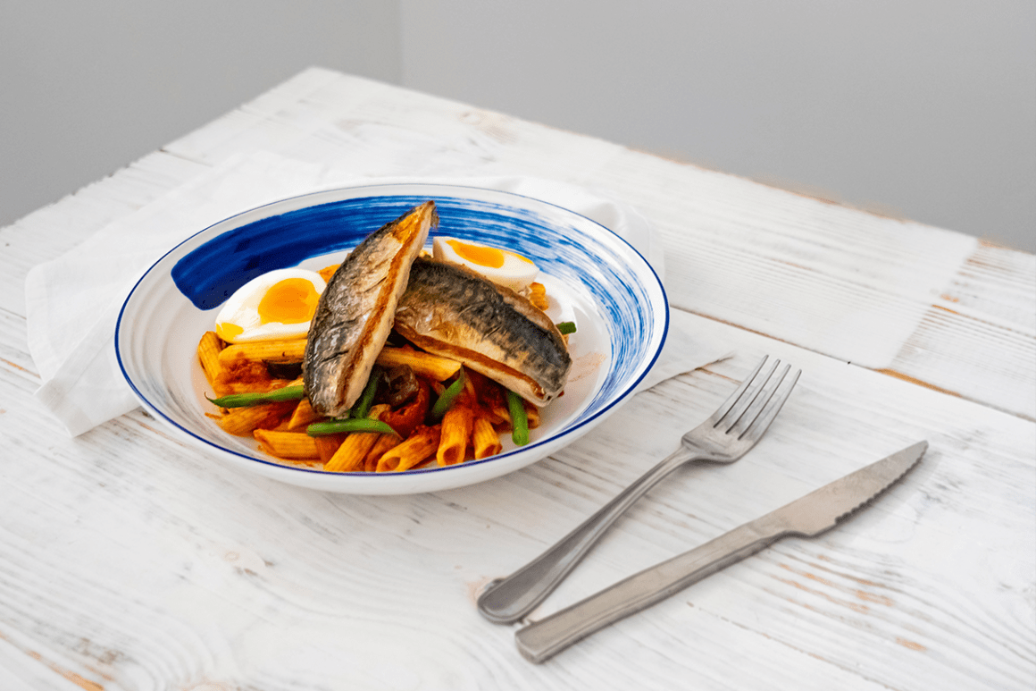 Mackerel Penne Nicoise