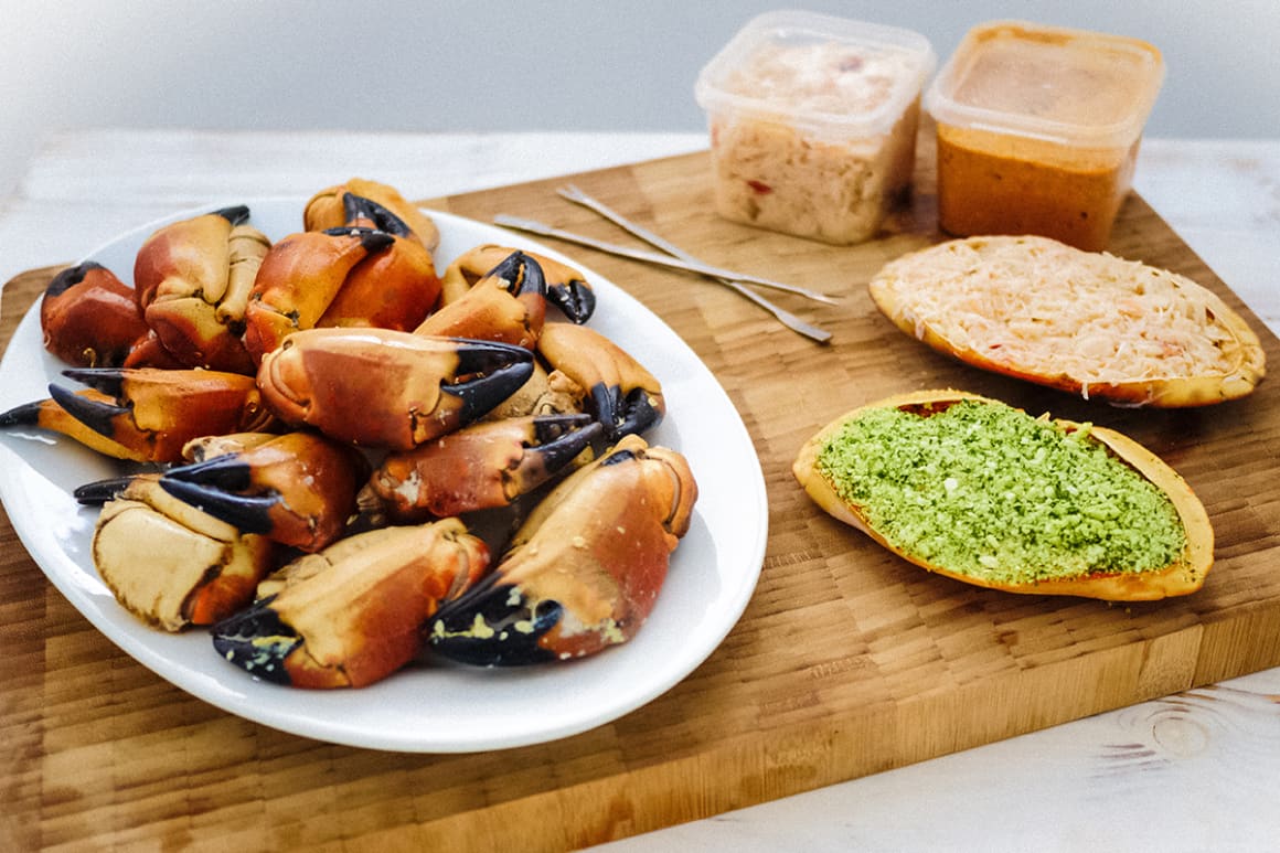 Cornish Crab Claws at Fish for Thought