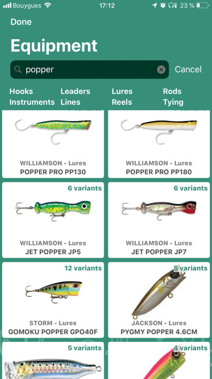 My exotic tackle box