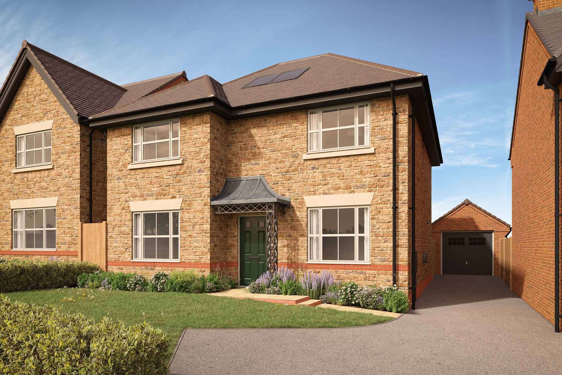 Exterior The Hatfield Four Bedroom New Build in West Worcester