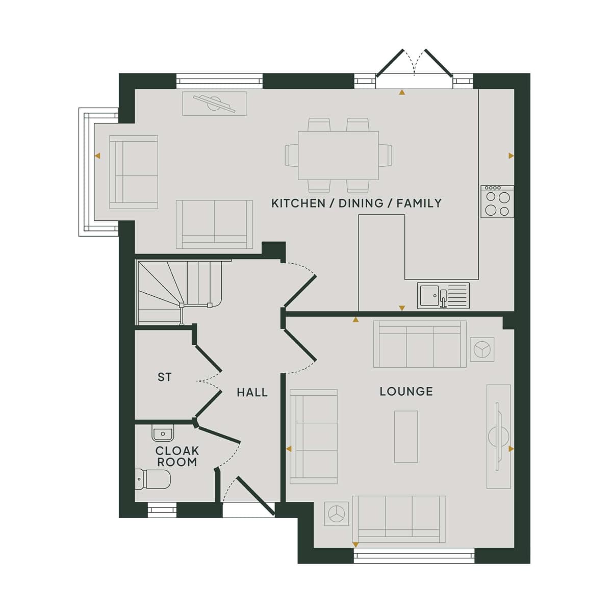 Bolberry ground floor