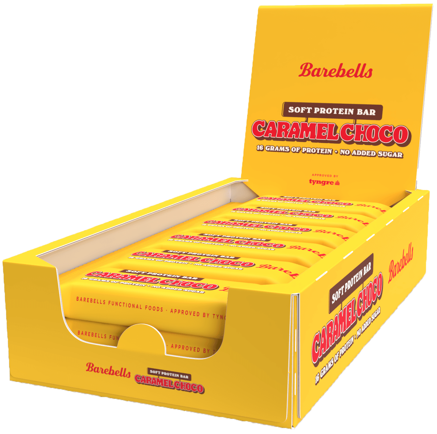 Barebells Soft Protein Bar,12x55g, Caramel Choco